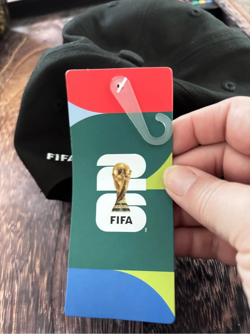 FIFA Black Embroidered World Cup Baseball Cap